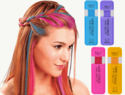 Creioane Colorate pentru Păr Copii – Set 4 Bucăți | image