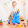 Unicorn Gonflabil cu Lumină și Sunet pentru Copii (culoare aleatorie)