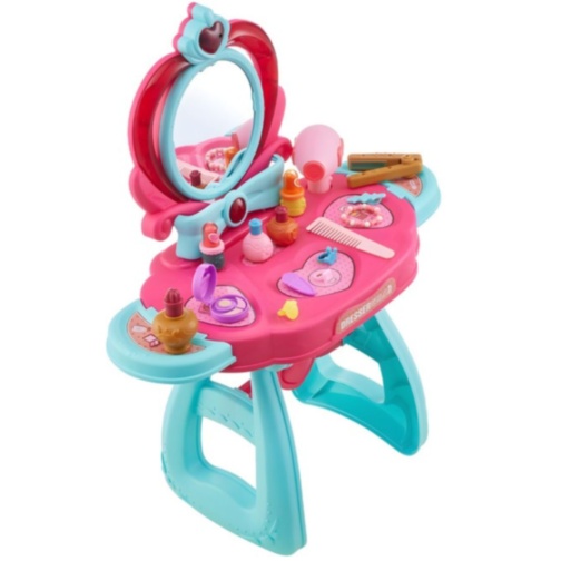 Masă de Toaletă pentru Copii cu Oglindă și Accesorii
