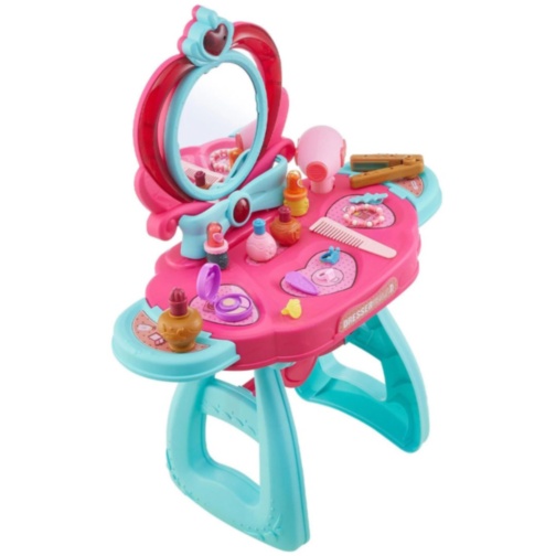 Masă de Toaletă pentru Copii cu Oglindă și Accesorii