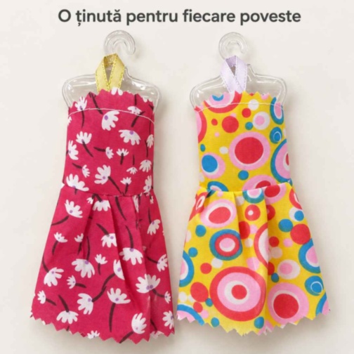 Set păpușă cu 36 de rochițe de schimb