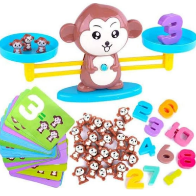 Joc educativ - Maimuță cu Balanță pentru Numărare | image