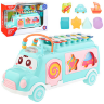 Autobuz Interactiv cu Xilofon și Sortator de Forme (culoare aleatorie)