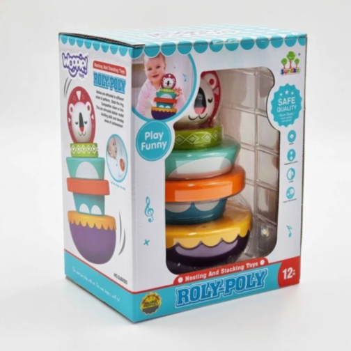 Jucărie de stivuit leu - Roly Poly