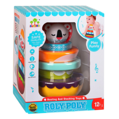 Jucărie de stivuit leu - Roly Poly