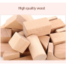 Set Blocuri de Construcție din Lemn - 22 Piese