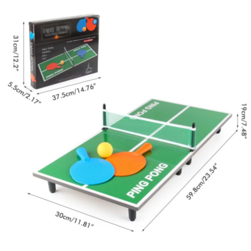 Set Mini Masă de Ping-Pong pentru Copii - Sport și Distracție