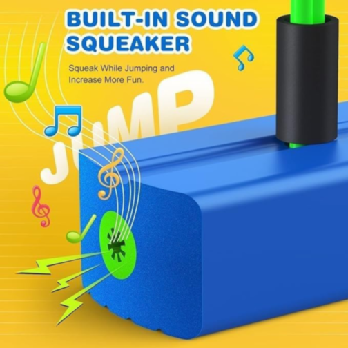 Jucărie Saltăreață Pogo Stick din Spumă cu Sunete Amuzante (culoare aleatorie)