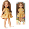 Păpușă Eva cu Rochie Galbenă și Păr Lung – 33 cm