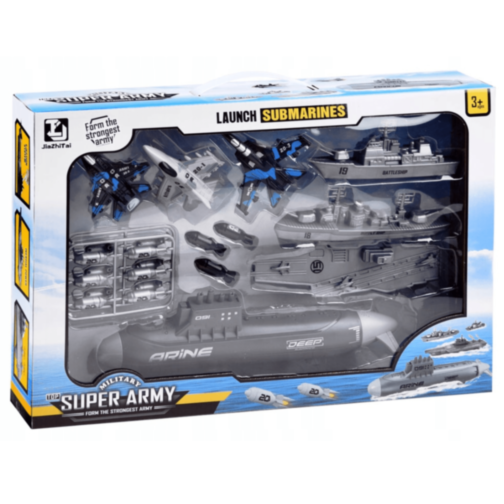 Set Nave Militare cu Submarin și Avioane