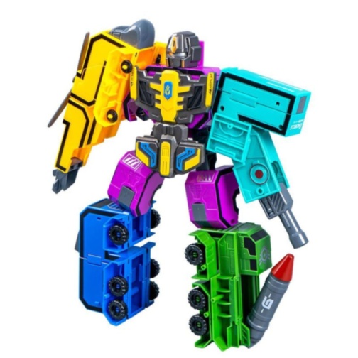 Robot Transformabil Cifre 5-9 pentru Copii
