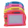 Tabla Magnetică de Scris și Desenat cu 3 Ștampiluțe și Numărătoare, 28cm