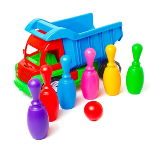 Camion Încărcat cu Popice pentru Bowling, 36cm