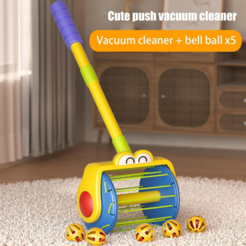 Aspirator de Jucărie Interactiv pentru Copii cu Bile Colorate