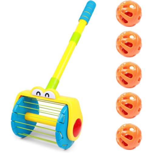 Aspirator de Jucărie Interactiv pentru Copii cu Bile Colorate