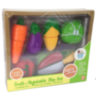 Set Legume de Tăiat din Plastic cu Cuțit și Tocător
