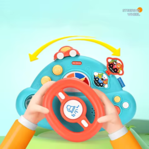 Volan interactiv cu rotație 360° și sunete