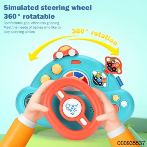 Volan interactiv cu rotație 360° și sunete