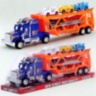 Camion Transportor cu Mașinuțe Racing pentru Copii