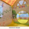 Căsuță de joacă pliabilă cu piscină pentru bile
