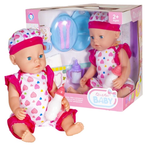Bebelușul  la Oliță  Interactiv , cu 6 Sunete Realiste, Pampers, Oliță, Suzetă, Biberon și Tacâmuri