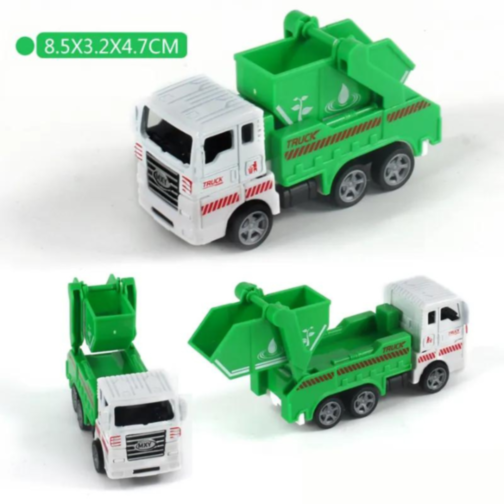 Set Camion de Gunoi cu Coșuri - „City Vehicle”