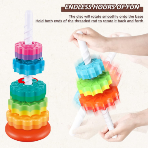 Turn curcubeu pentru stivuire – Rainbow Tower