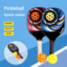 Set 2 Rachete Pickleball + 2 Mingi – Design Modern, Ideal pentru Toți Începătorii