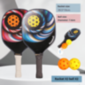Set 2 Rachete Pickleball + 2 Mingi – Design Modern, Ideal pentru Toți Începătorii