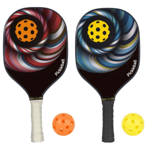Set 2 Rachete Pickleball + 2 Mingi – Design Modern, Ideal pentru Toți Începătorii