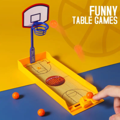 Joc de Masă Mini Baschet, Îndemânare și Distracție pentru Copii