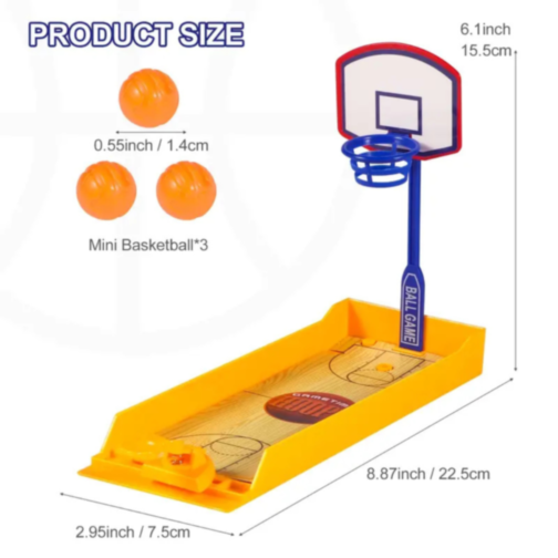 Joc de Masă Mini Baschet, Îndemânare și Distracție pentru Copii