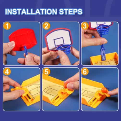 Joc de Masă Mini Baschet, Îndemânare și Distracție pentru Copii