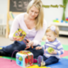 Cub educativ 7 în 1 cu forme, pian și labirint 