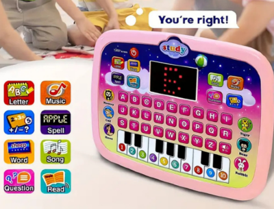 Tabletă Educativă Interactivă pentru Copii cu Litere, Muzică și Jocuri (culoare aleatorie) | image