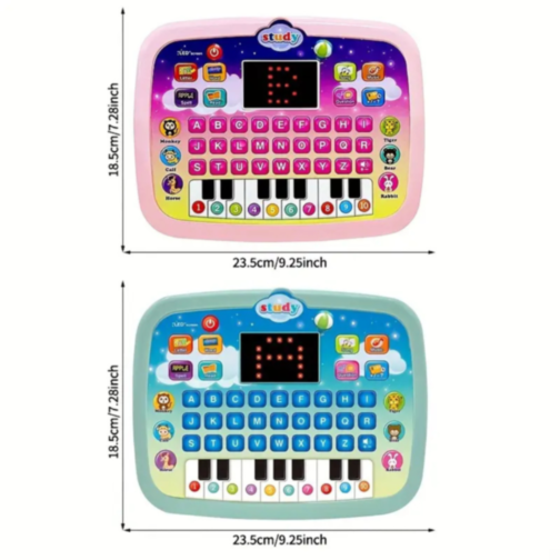 Tabletă Educativă Interactivă pentru Copii cu Litere, Muzică și Jocuri (culoare aleatorie)