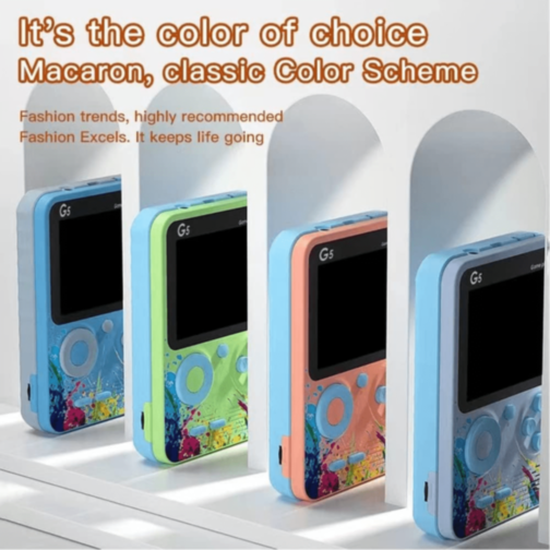 Consolă Gaming G5 cu Ecran Mare și Jocuri Clasice | Controler Inclus (culoare aleatorie)