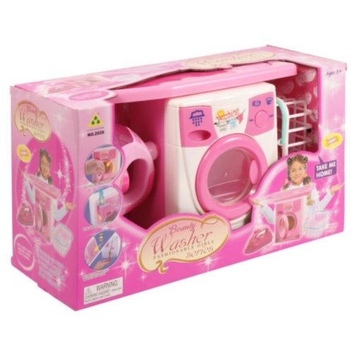 Set mașină de spălat cu fier de călcat copii