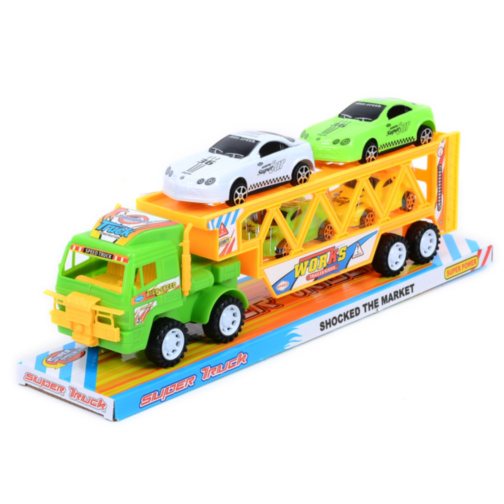 Camion cu Trailer și 4 Mașinuțe, 38cm