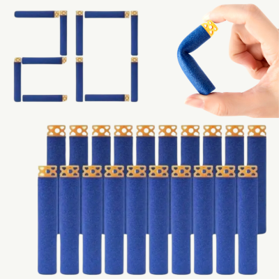 Set Gloanțe de Schimb din Spumă – 20 Bucăți | image