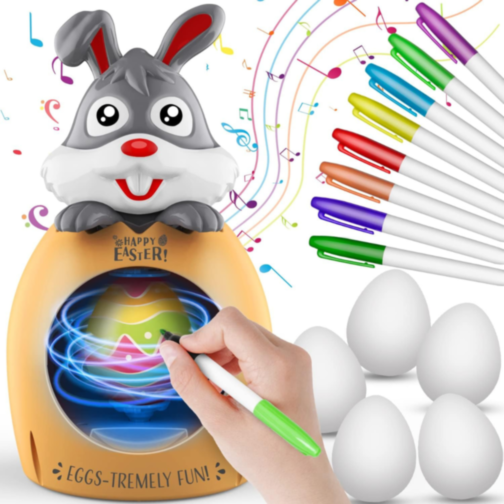 Set Iepuraș pentru pictat ouă de Paște