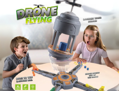 Dronă Zburătoare cu Platformă de Lansare și Mod Competitiv | image