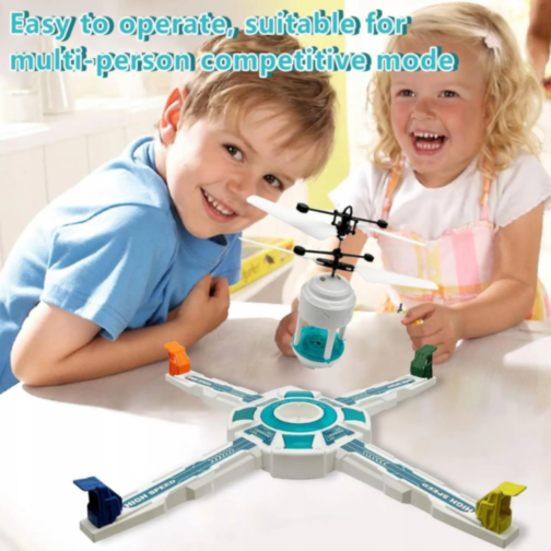 Dronă Zburătoare cu Platformă de Lansare și Mod Competitiv