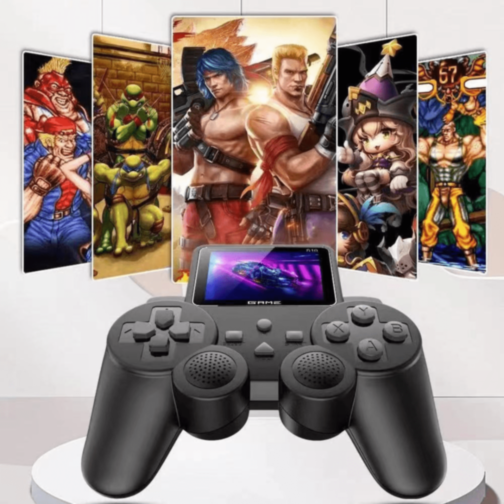 Consolă Retro S10 cu Ecran și 520 Jocuri