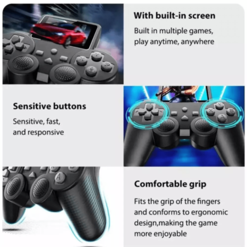 Consolă Retro S10 cu Ecran și 520 Jocuri