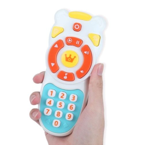 Telecomandă jucărie muzicală cu lumini pentru bebeluși