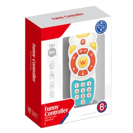 Telecomandă jucărie muzicală cu lumini pentru bebeluși