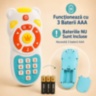 Telecomandă jucărie muzicală cu lumini pentru bebeluși