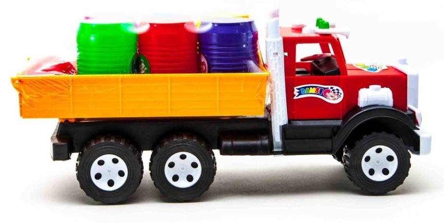 Camion Încărcat cu Butoaie, 52cm 