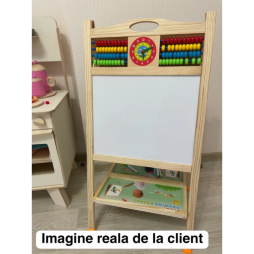 Tablă Multifuncțională pentru Copii | Scris, Desen și Abac
